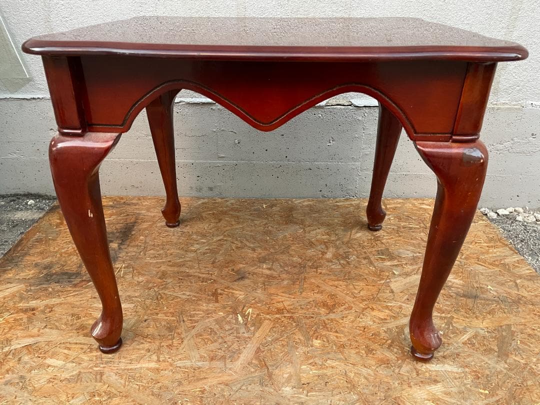 ★状態〇★猫足 コーヒーテーブル センターテーブル 机 約59x46x54cm