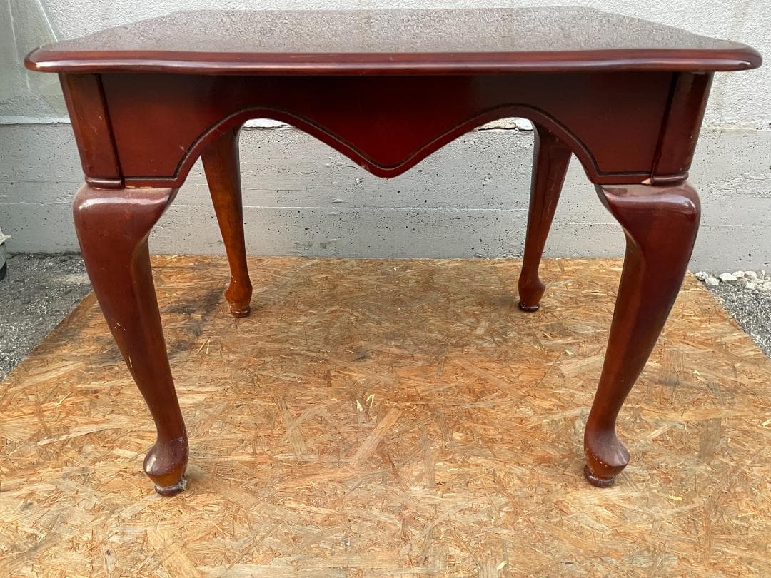 ★状態〇★猫足 コーヒーテーブル センターテーブル 机 約59x46x54cm