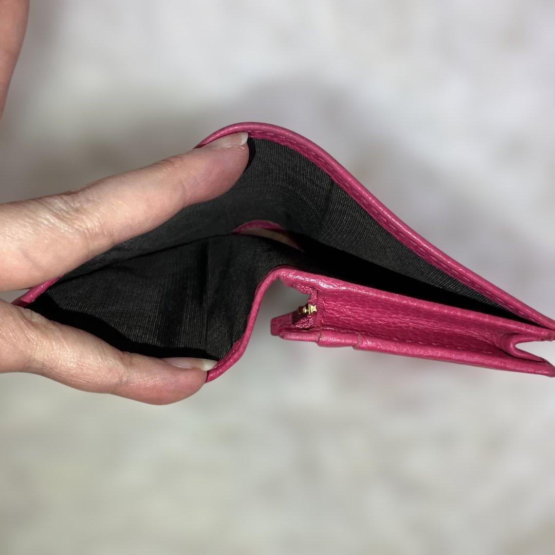 極美品✨ GUCCI 三つ折財布 コンパクトウォレット GGマーモント レザー