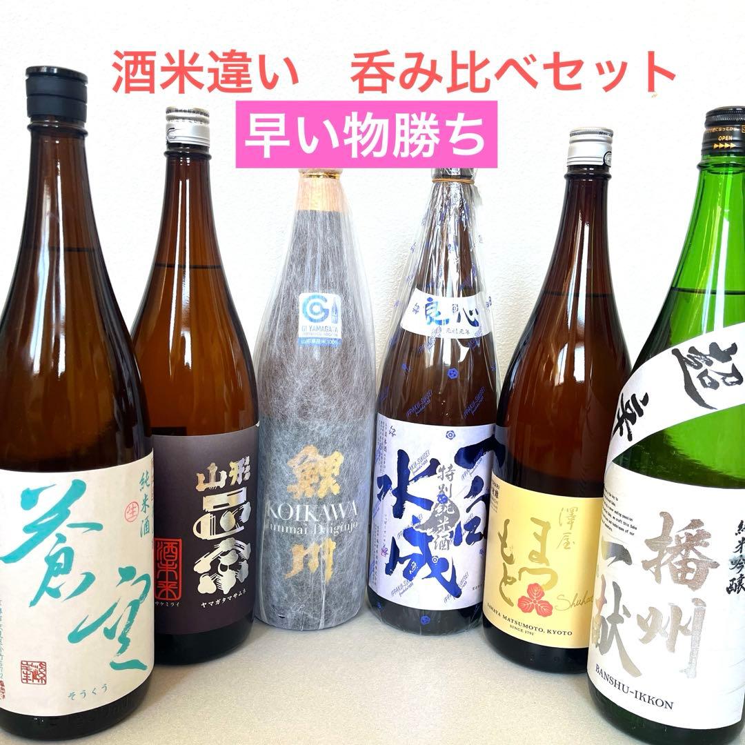 有名蔵　日本酒　呑み比べセット　1800ml ６本