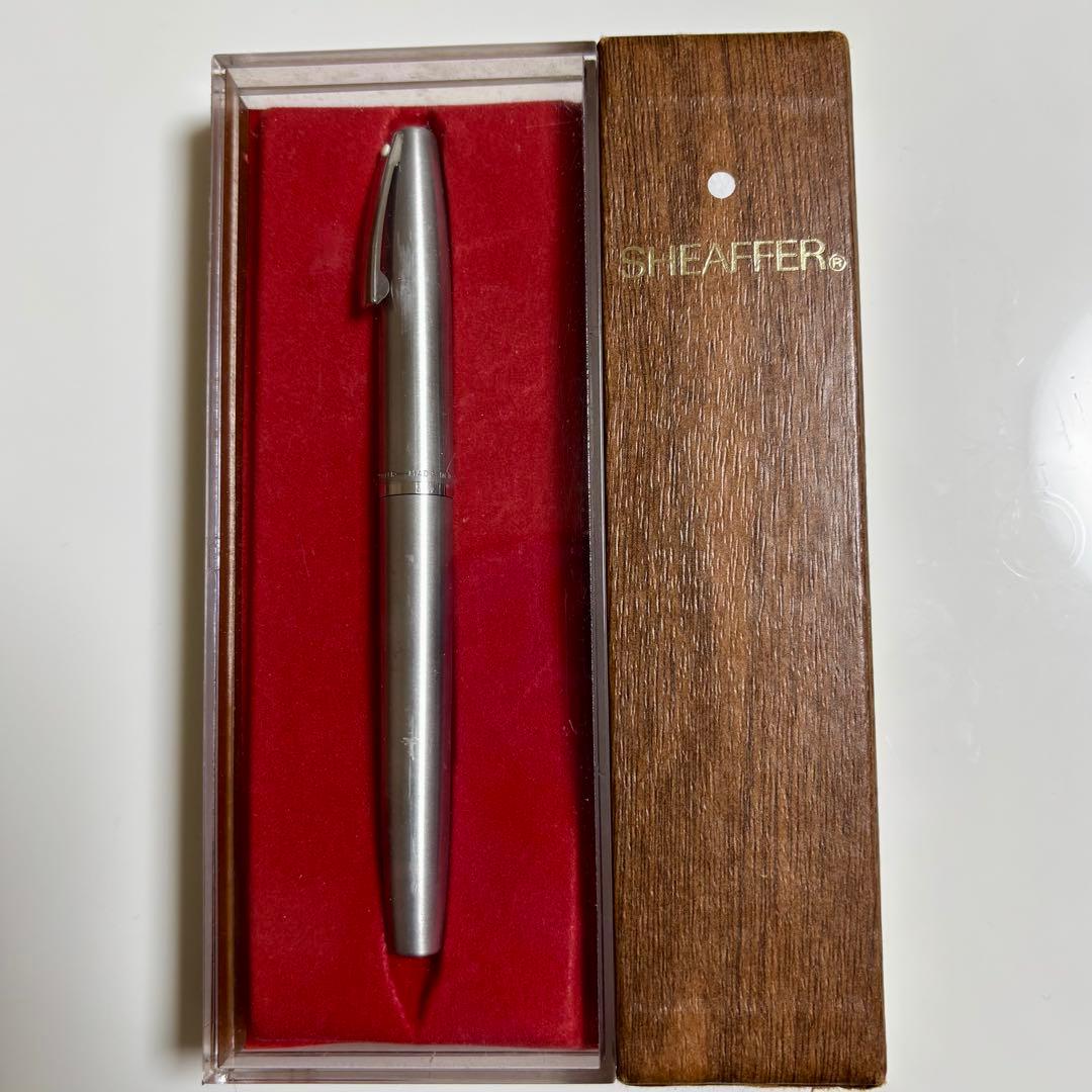 【希少・当時物】シェーファー タルガ スリム 万年筆 専用コンバーター・ケース付