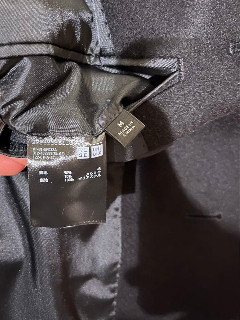 ユニクロ　ウールカシミヤチェスターコート