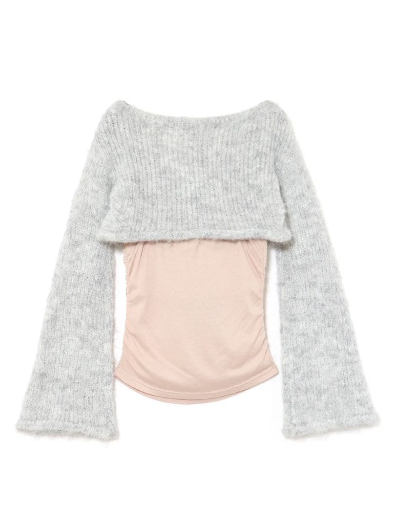 正規品 andmary Tina knit set gray