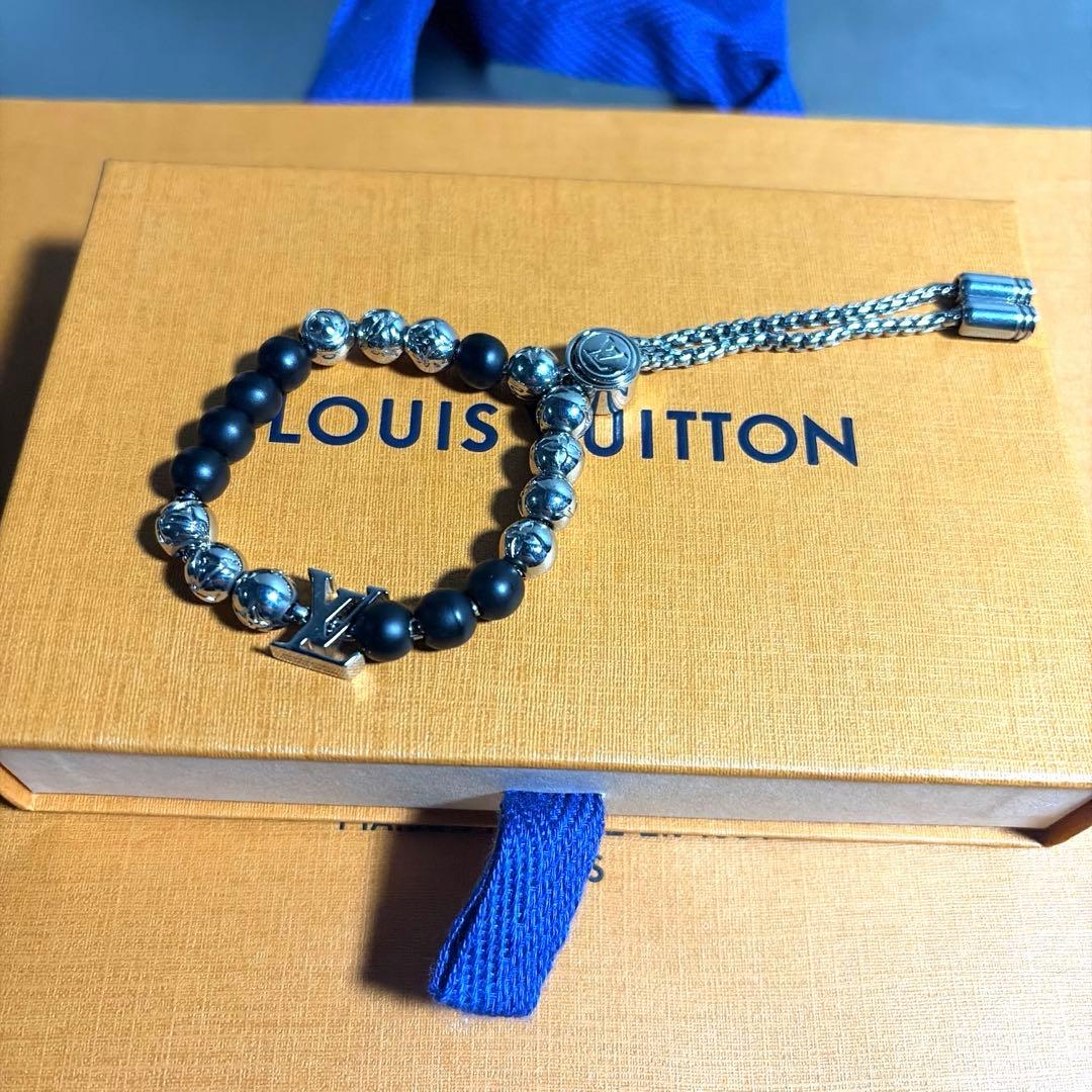 【国内正規店で購入】LOUIS VUITTON モノグラム ビーズ ブレスレット