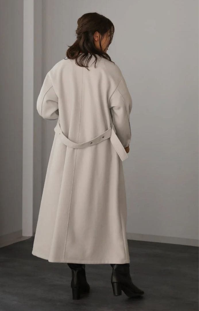 新品未使用 Bou Jeloud ブージュルード バイカラーボンディングコート