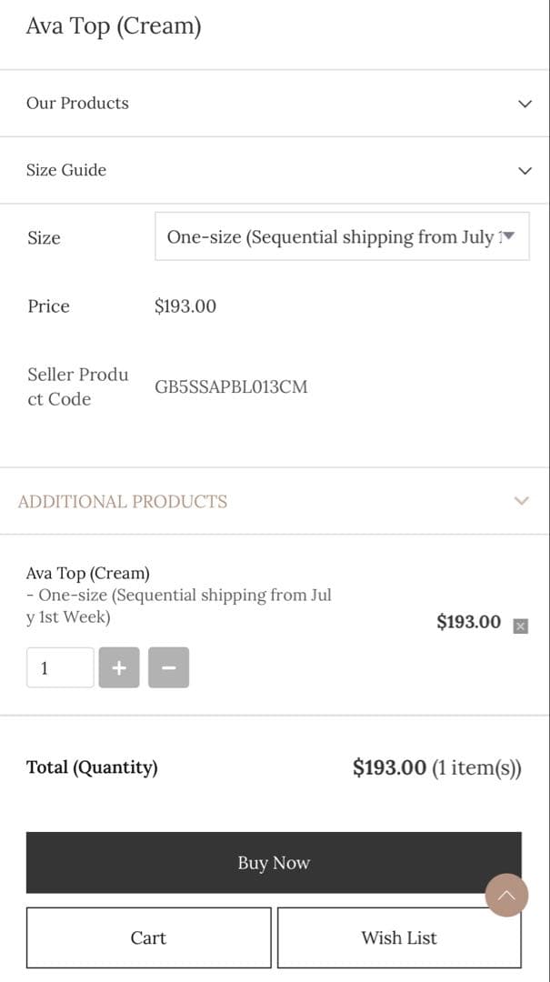 【超美品】 GRACEU グレイスユー GRACE U Ava Top ハンソヒ