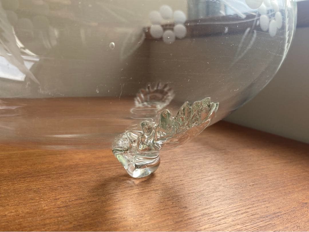 昭和レトロ　脚付金魚鉢