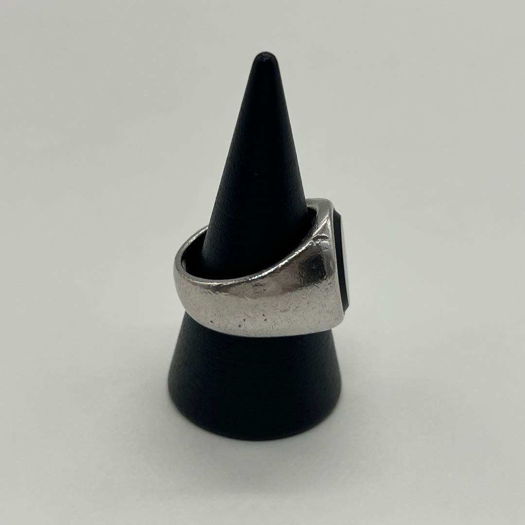 トムウッド TOM WOOD オーバル シグネット リング サイズ58 オニキス