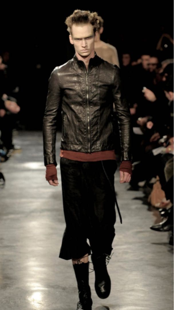 JULIUS 2009AW　レザージャケット　ラムレザー　サイズ1