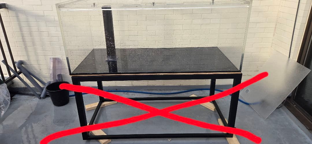 追記あり 内容変更水槽のみ！1500アクリル水槽 オーバーフロー 送料込み