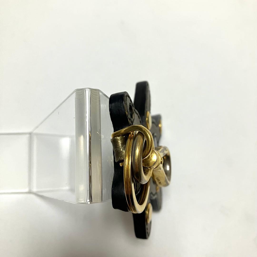 プラダ キーチャーム キーホルダー ベア クマ 熊 ゴールド シルバー