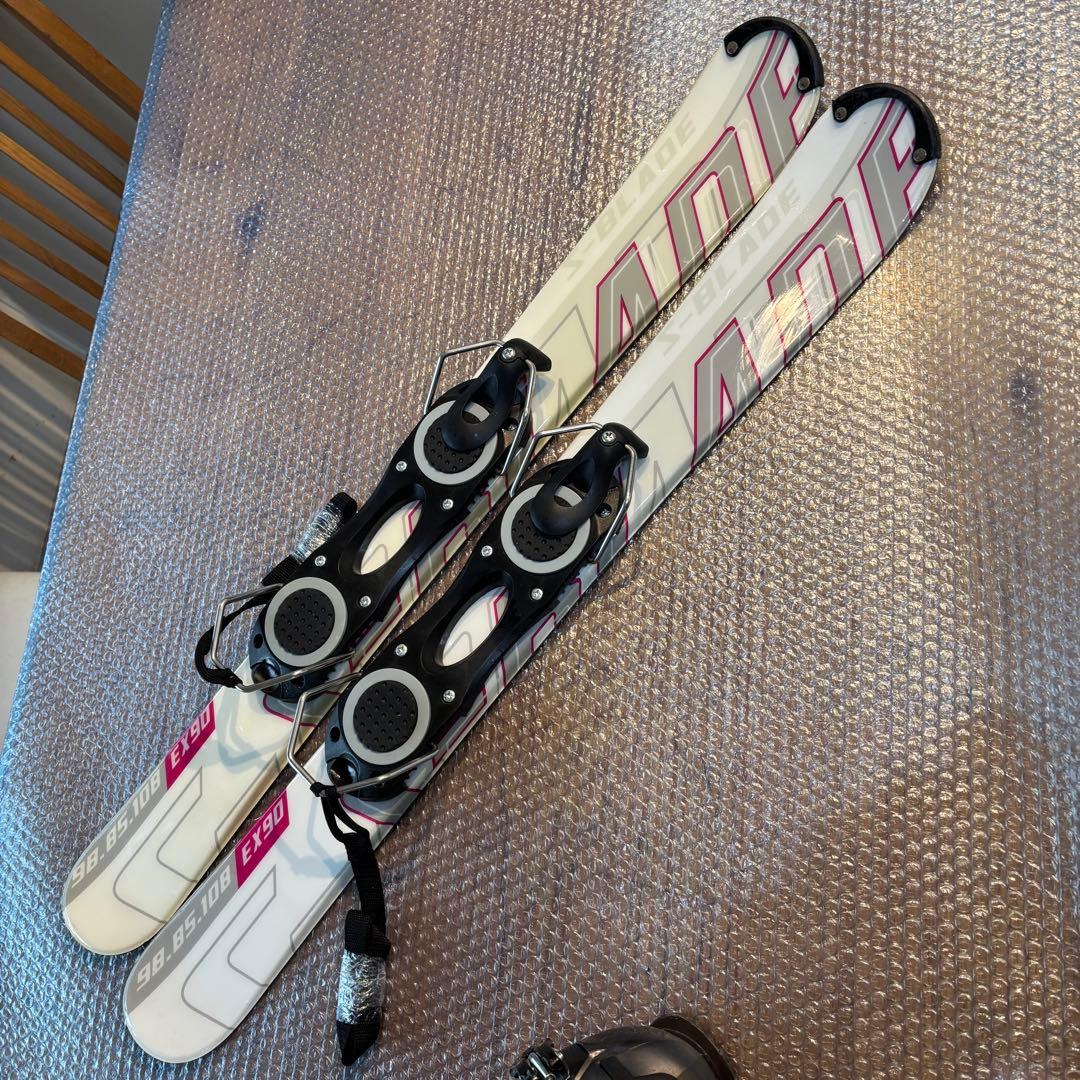 レディースショートスキーセット　ファンスキー　head 25cm ブーツ付