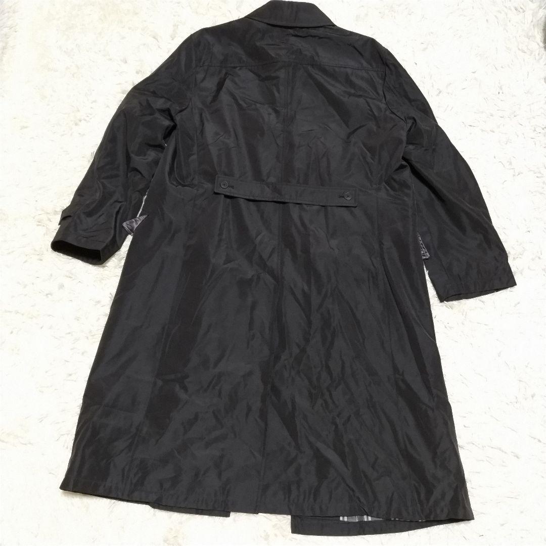 美品　バーバリーブラックレーベル　ステンカラーコート　ノバチェック　　ベルト