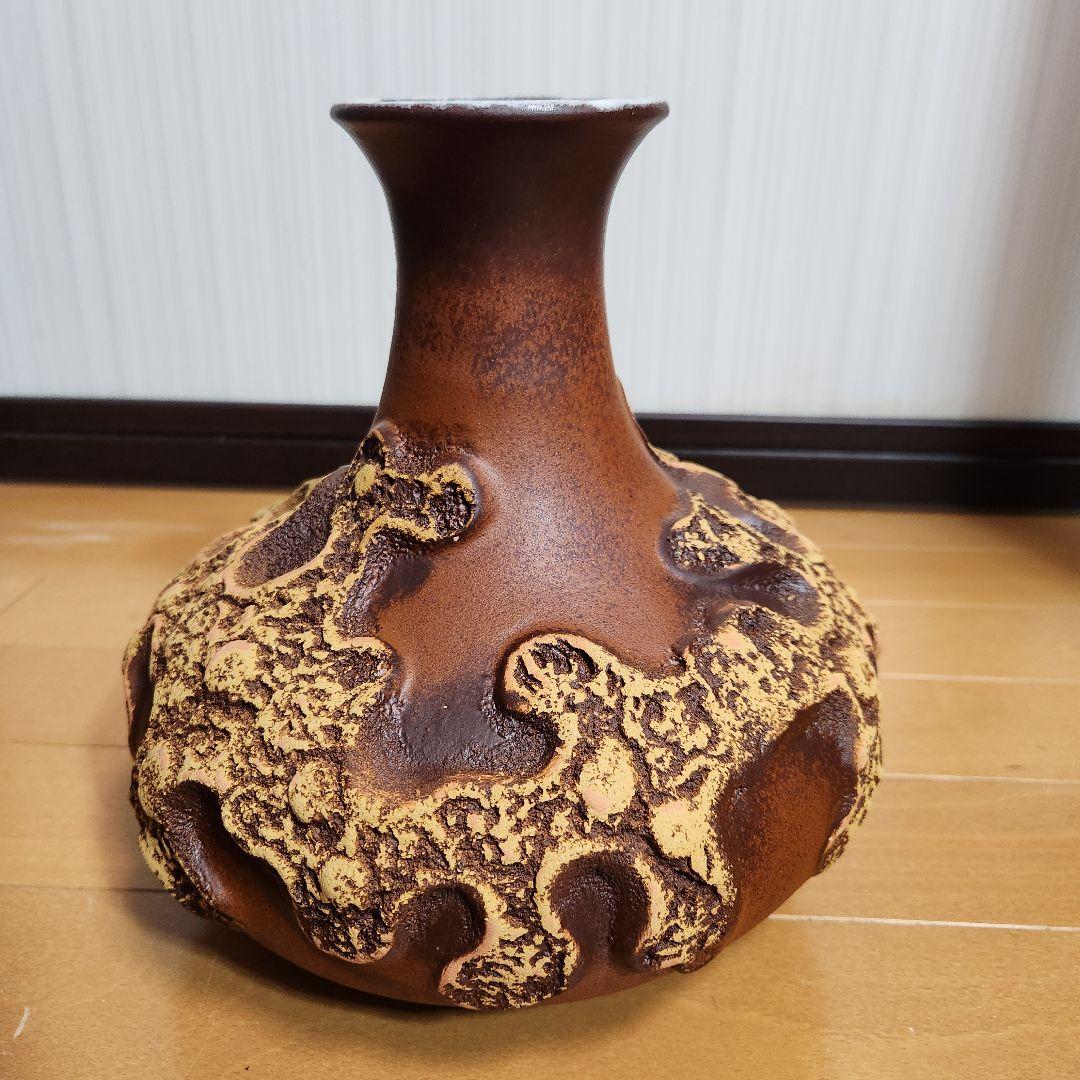 【美品！1点もの】西ドイツ製 Fat Lava ファットラヴァ 花瓶 一輪挿し
