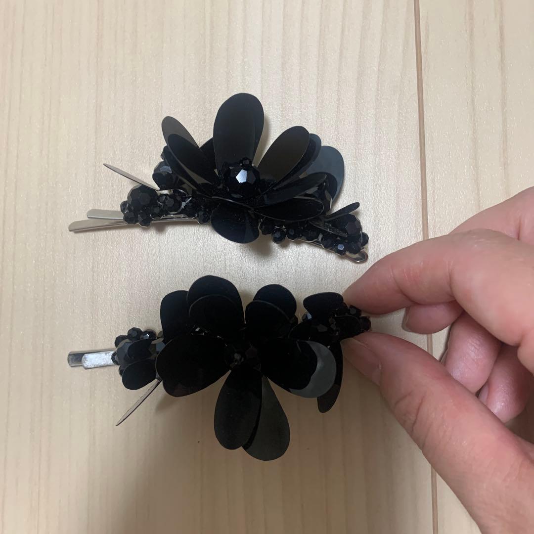 Simone Rocha x  ブラックヘアピン2個セット