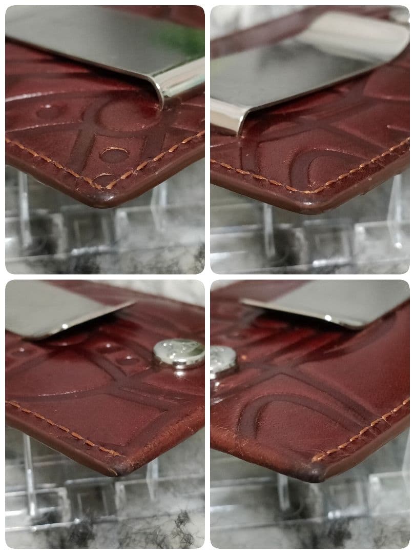 Vivienne Westwood マネークリップ 財布 レザー オーブブラウン