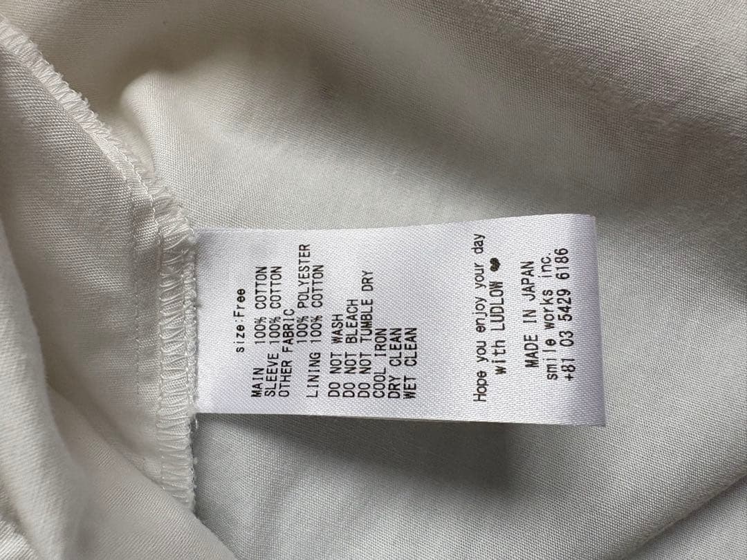 ラドロー　LUDLOW cymbal シンバル　半袖　 ブラウス
