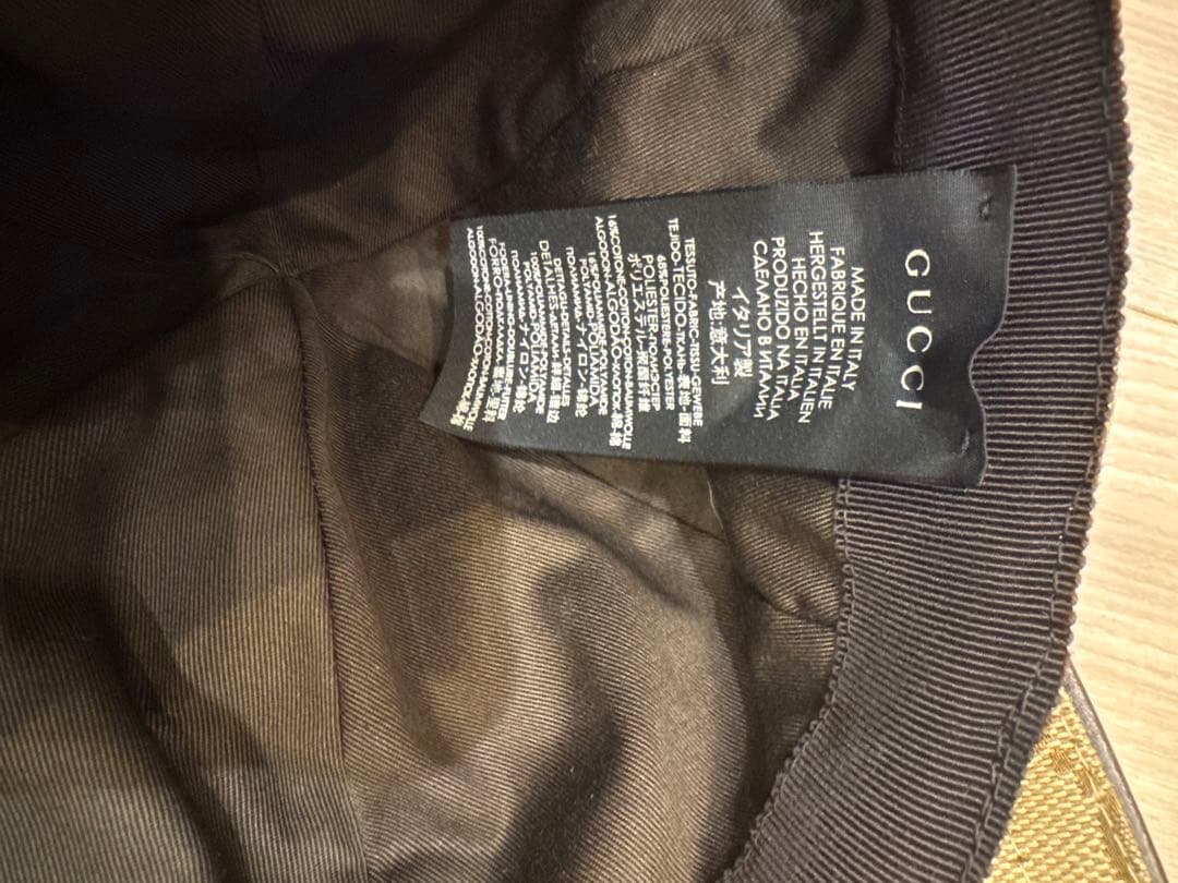 GUCCI ベースボールキャップ　美品　正規品
