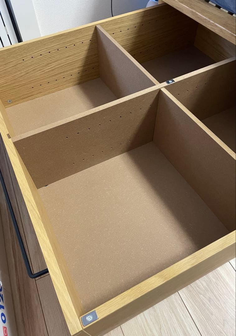 【無印良品】ベッド下収納　大・オーク材・高さ２５ｃｍタイプ②