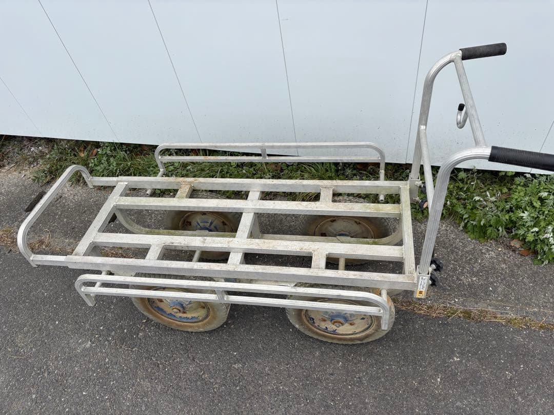 ハラックス 愛菜号 CH1334N アルミ製 ハウスカー 収穫台