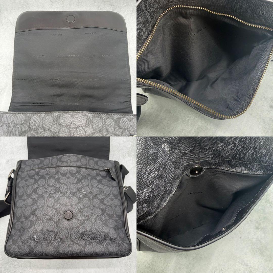 COACH コーチ メッセンジャーバッグ PVC メトロポリタン クロスボディ