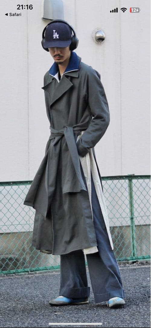 ジャケット・アウター SHINYA KOZUKA 17aw TWILL TRENCHISH