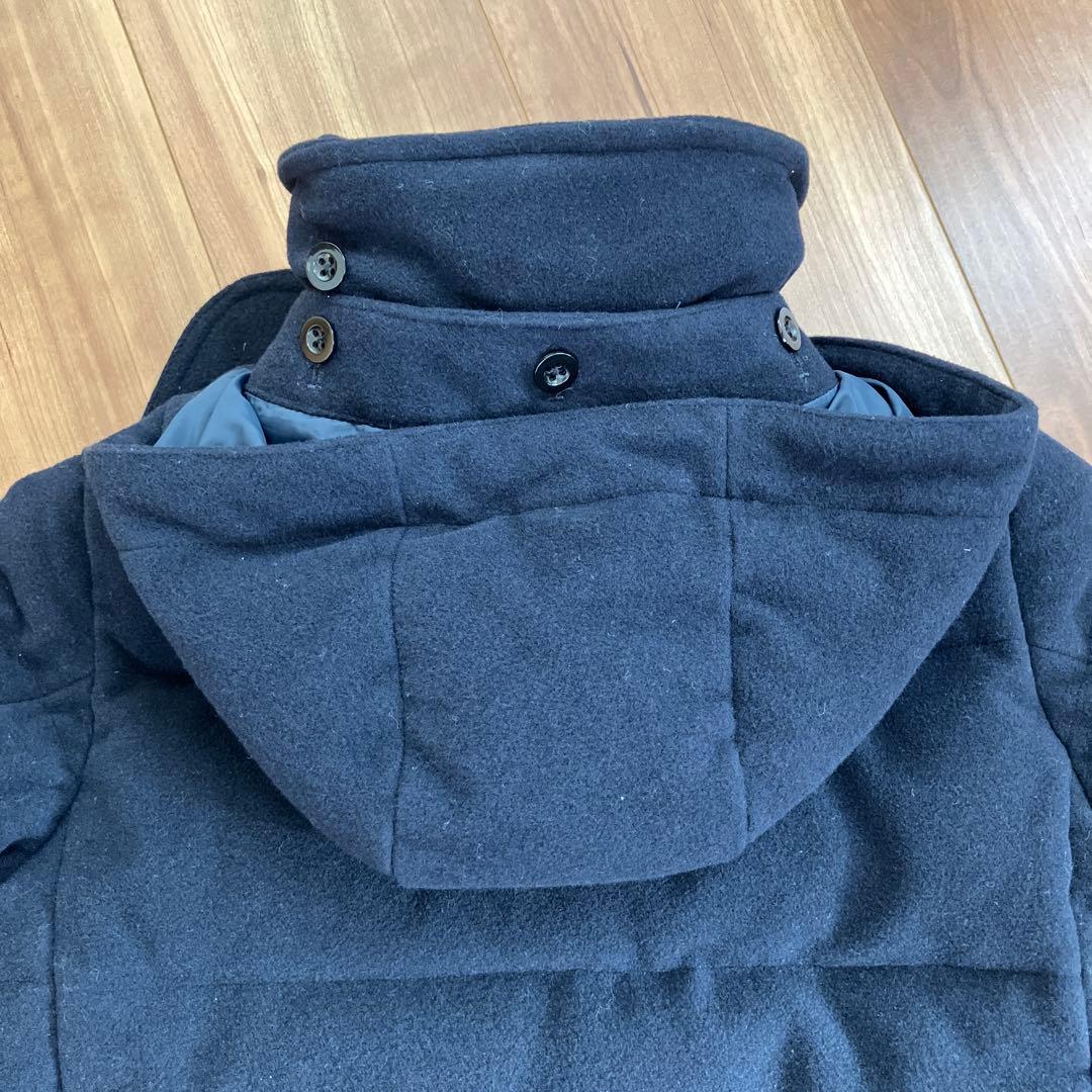 BEAMS 別注 DANTON ダントン ダウンジャケット ネイビー 34