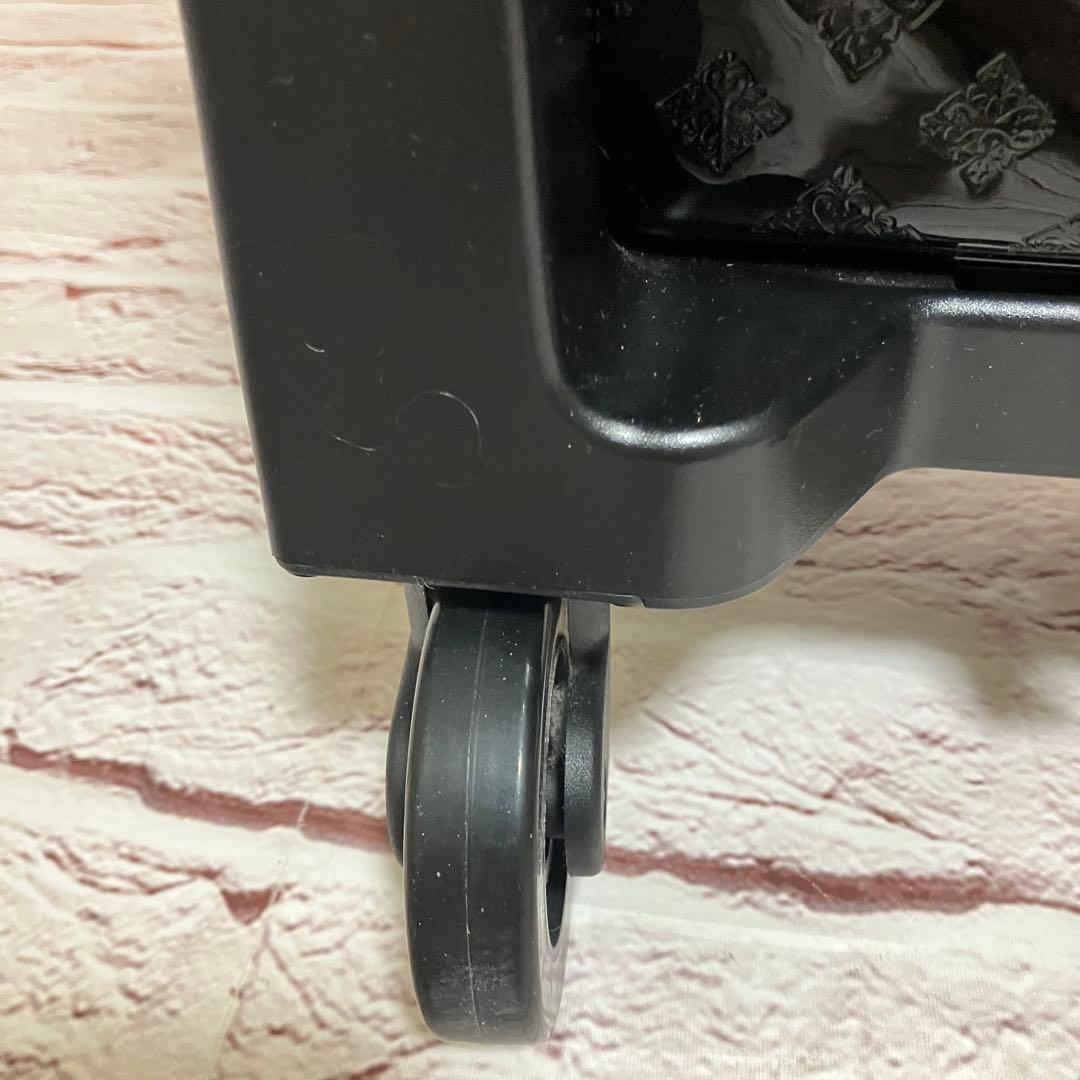 SWANY キャリーバッグ エナメル 高級感 ブラック トラベルキャリー 良品