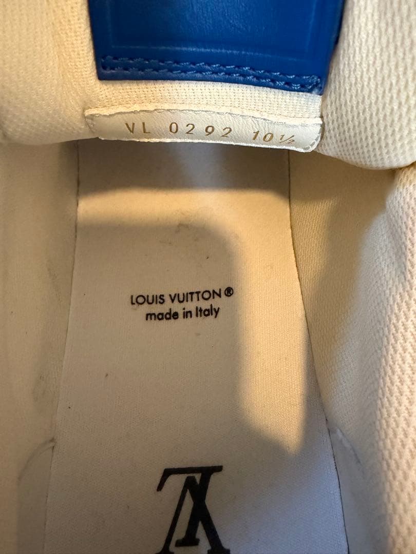美品　Louis Vuitton スニーカー ホワイト/ブルー