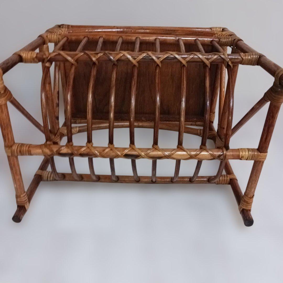 昭和レトロ　 オールドラタン 籐家具 ヴィンテージ