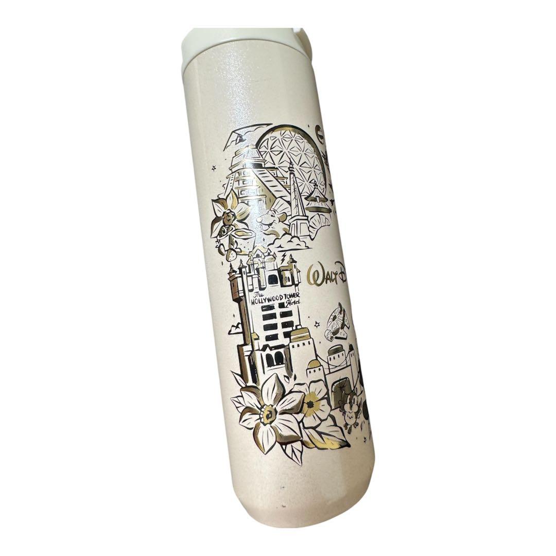 レア物！可愛すぎる！スタバコラボ　ディズニーワールド　水筒　シンデレラ城