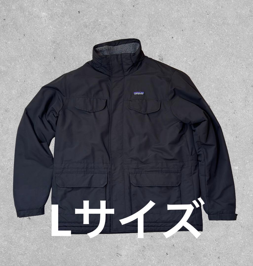 FA18 パタゴニア イスマスパーカ L フードなし ブラック フリース 裏ボア