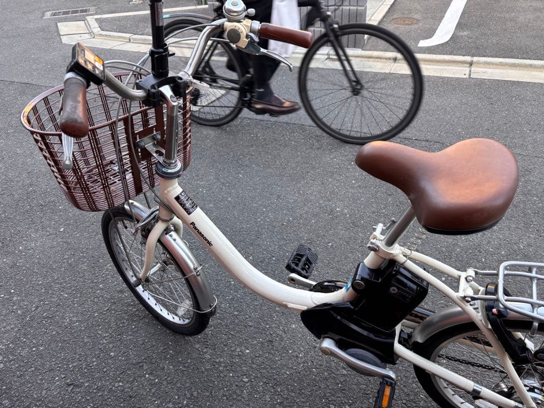 Panasonic 電動アシスト自転車 クリーム色
