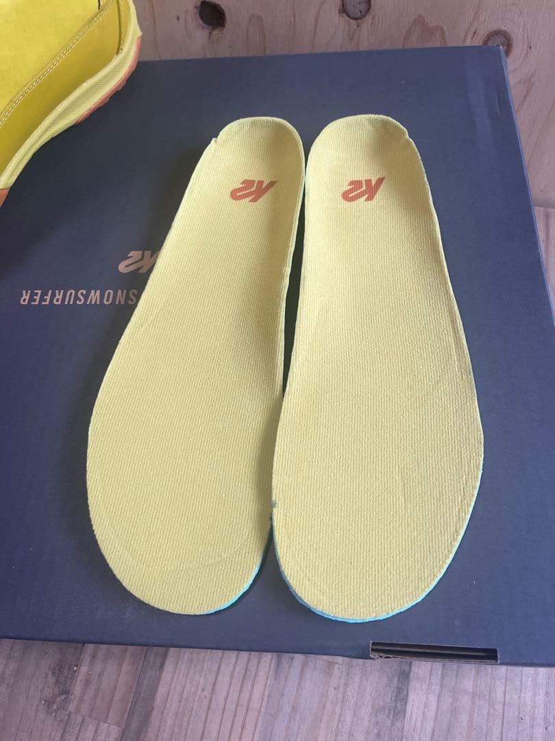 K2 Taro Tamai surfer 9.5 イエロー　TTブーツ