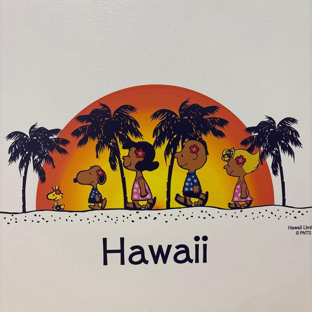 日焼けスヌーピー　キャンバス画　ハワイ限定品　アート