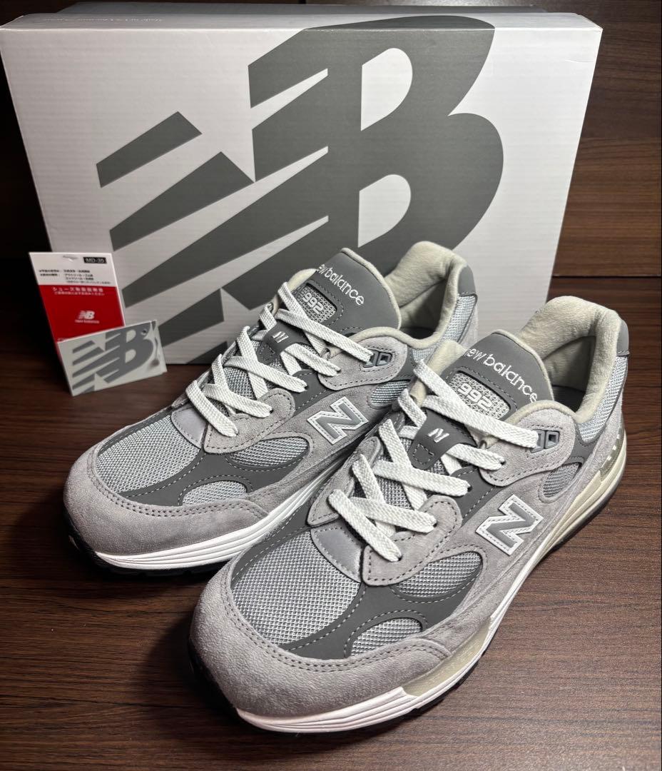 fukuニューバランス 992 グレー2025未使用size 26.0㎝