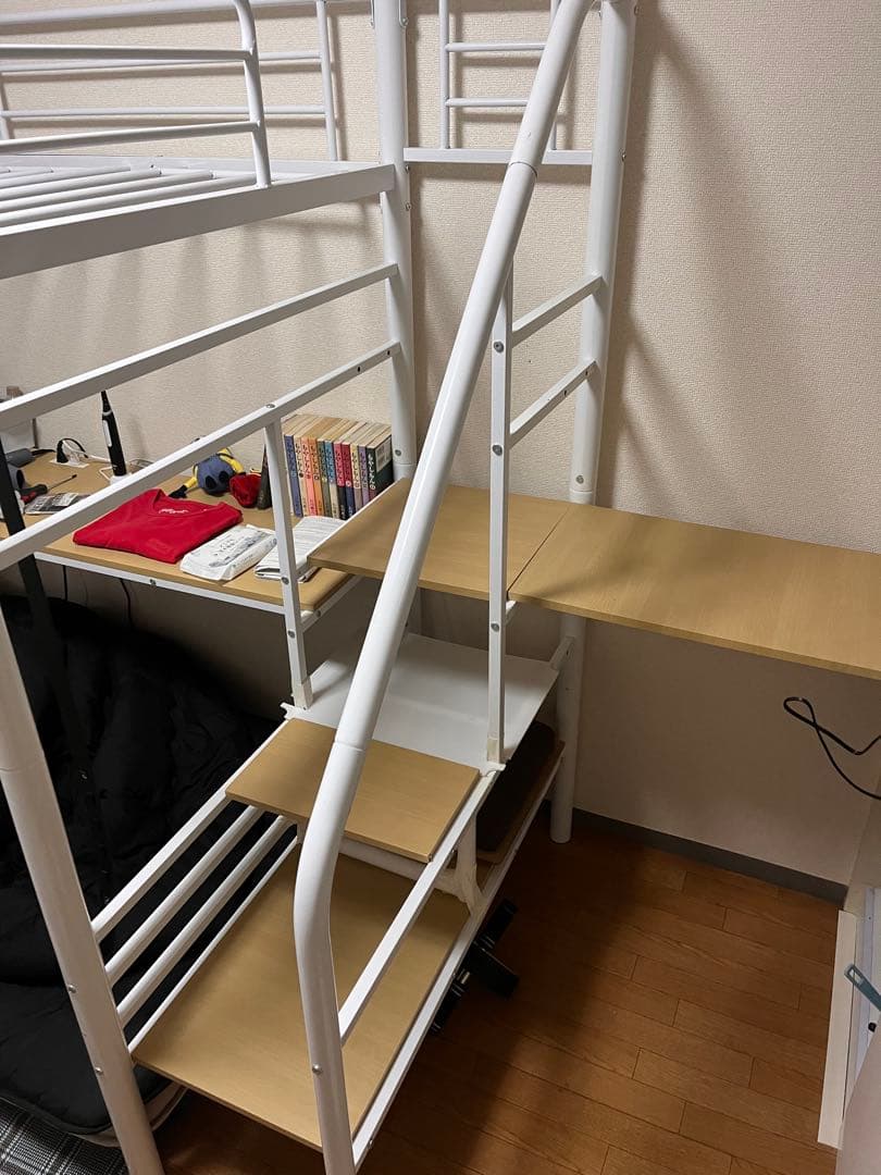 ロフトベッド　引き取り限定　解体済み　システムベッド