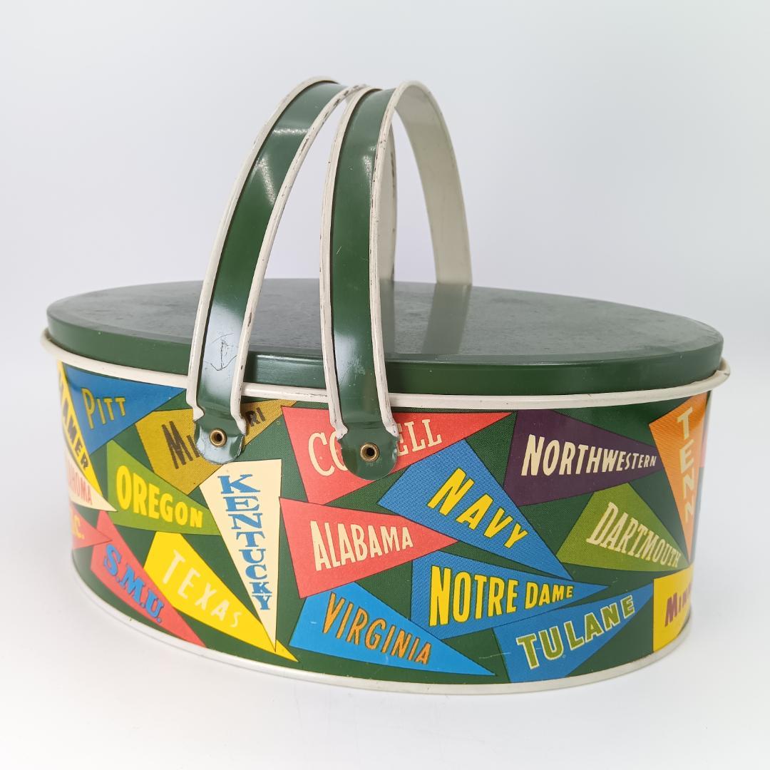 カレッジペナント ヴィンテージティンボックス