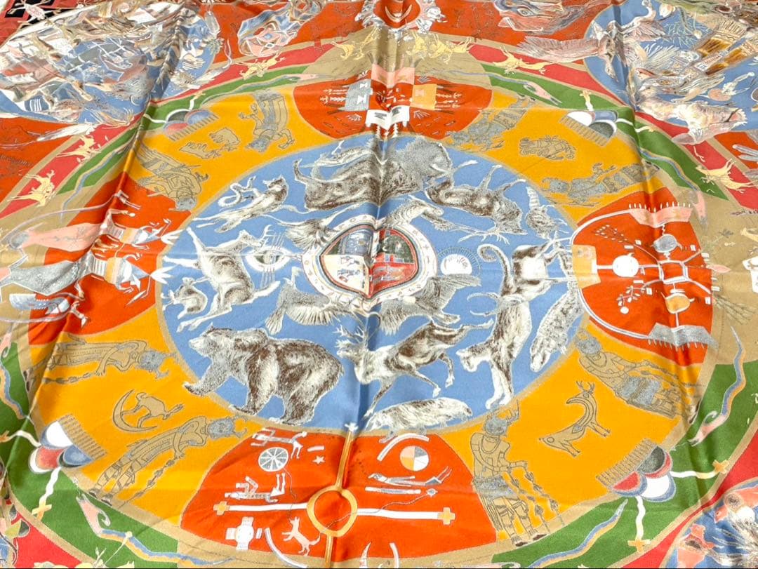 【正規品 希少】HERMES Carre 90 大判 スカーフ シルク100％