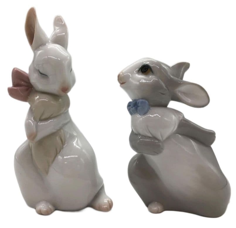 リヤドロ Nao by LLADRO 置物 陶器うさぎ フィギュリン