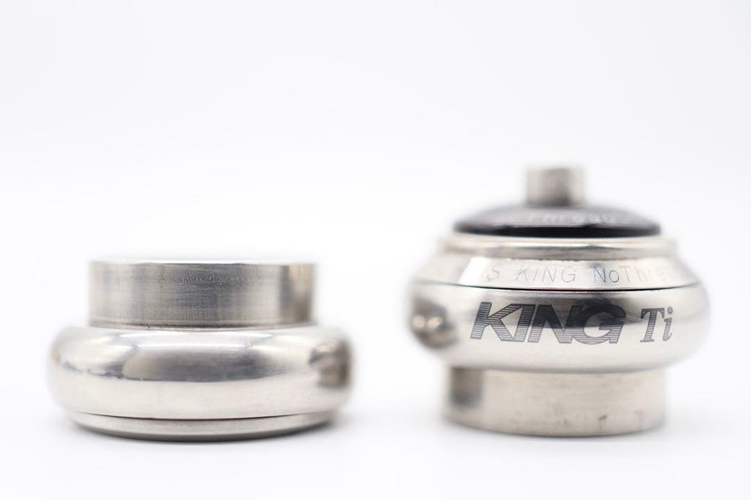 CHRIS KING titanium チタン ヘッドセット ブルーラグ ピスト