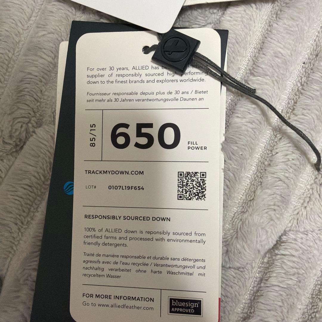 AIGLE ファー付きネイビー ダウンジャケット36size