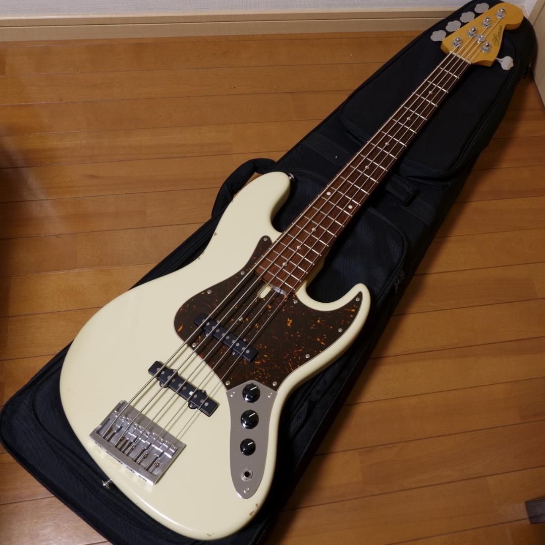 レア仕様！ Momose MJB1-STD/NJ 5st Relic 5弦ベース