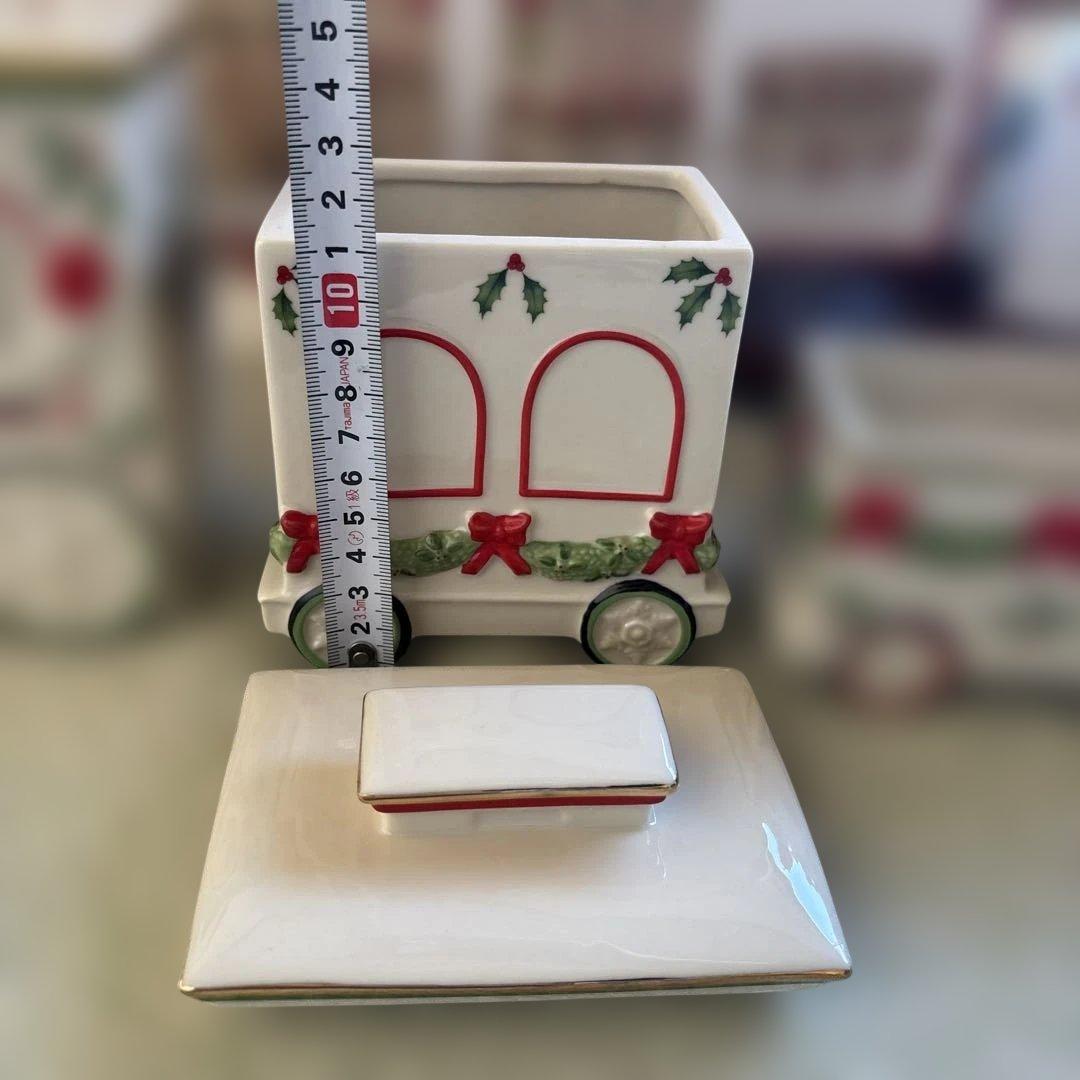 Lenox クリスマス 限定トレイン 収納、キャンディージャーセット（新品）