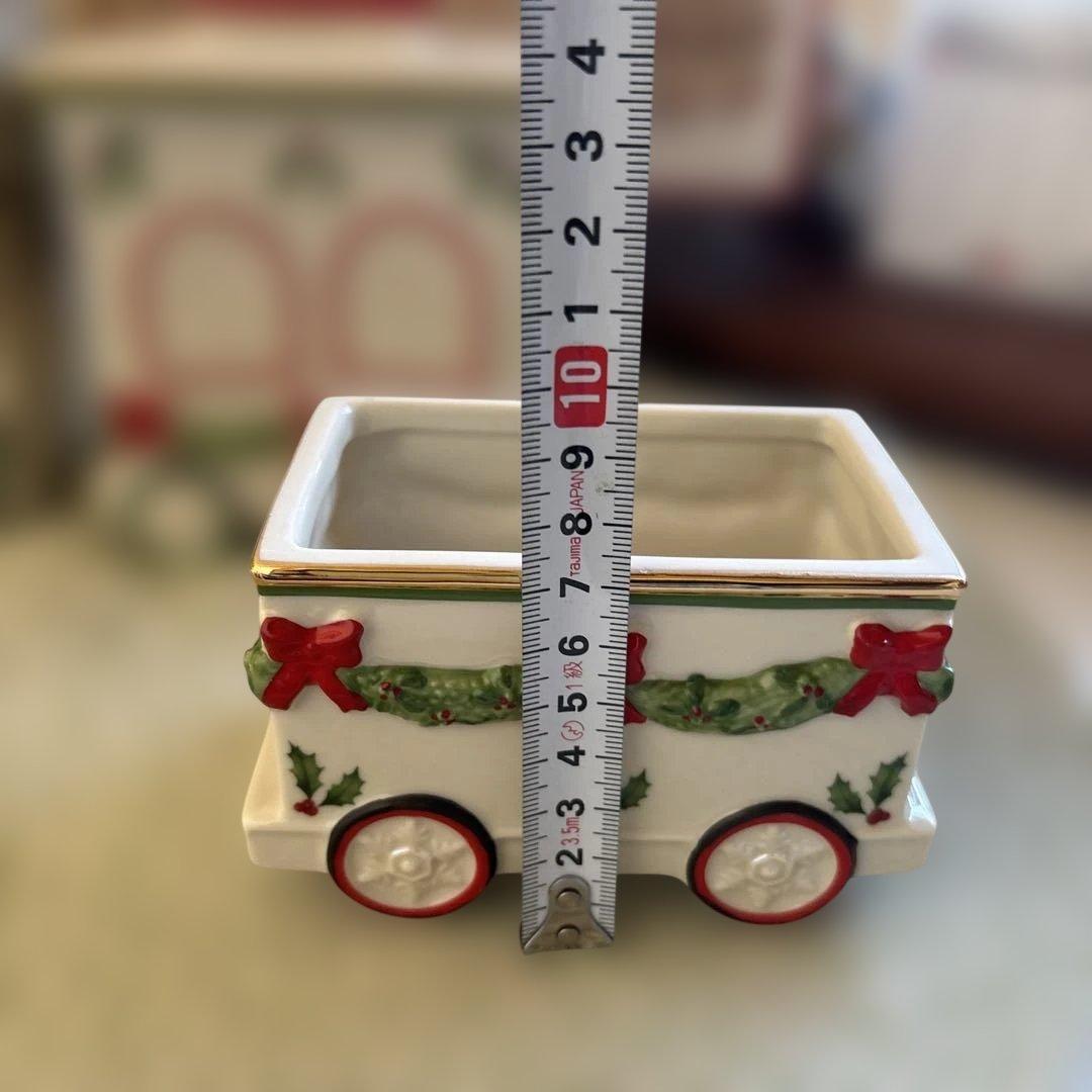 Lenox クリスマス 限定トレイン 収納、キャンディージャーセット（新品）