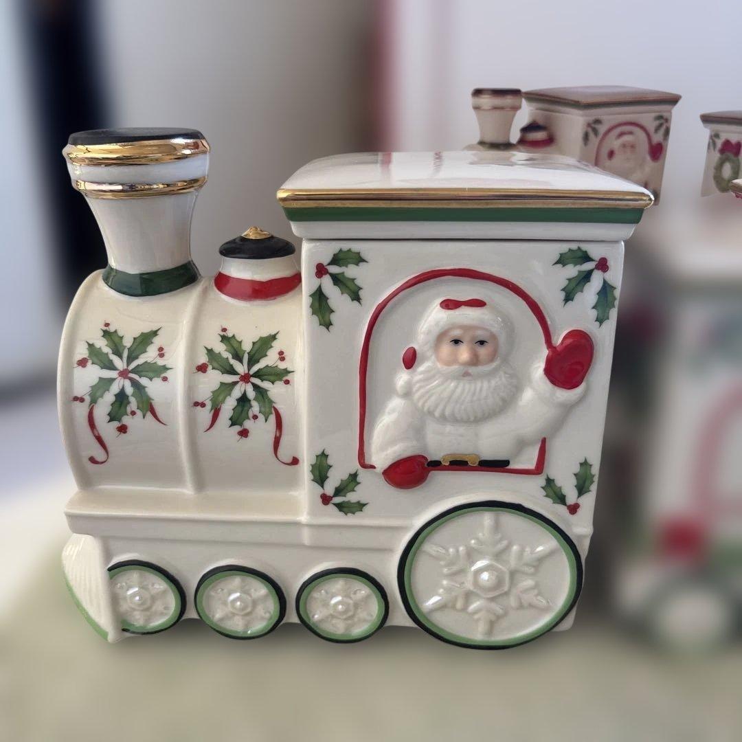 Lenox クリスマス 限定トレイン 収納、キャンディージャーセット（新品）