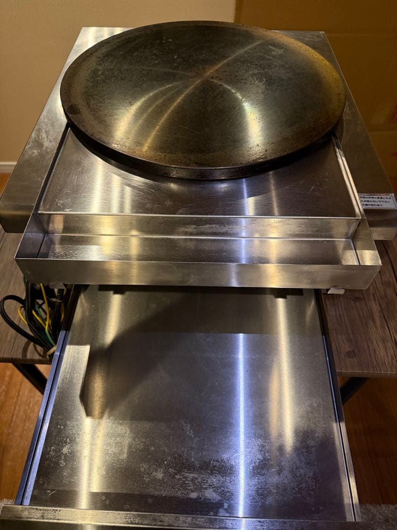 KIPROSTAR 業務用電気クレープ焼き器 家庭使用可 直径40cm