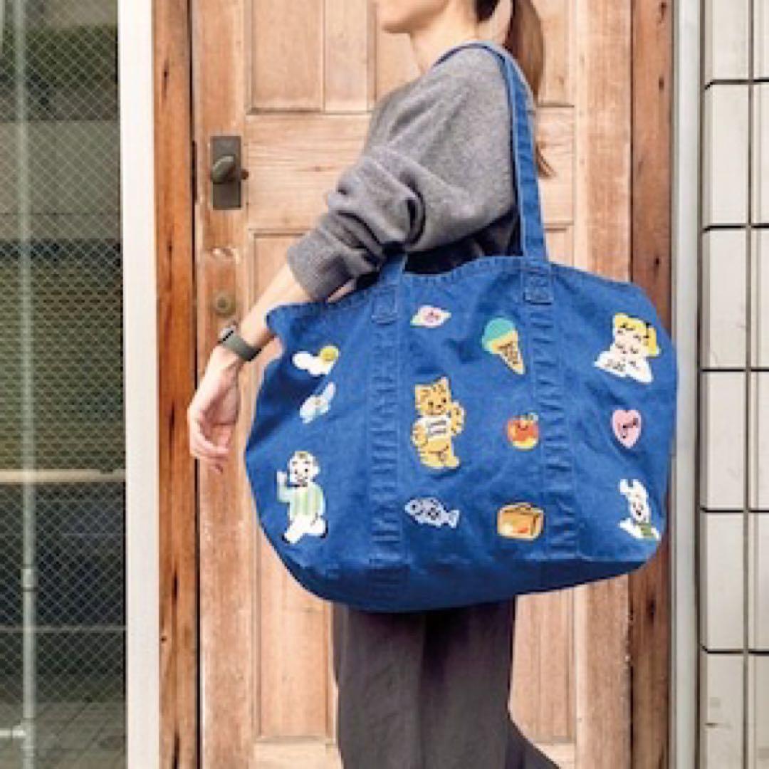 バッグ OSAMU GOODS denim tote_nice day