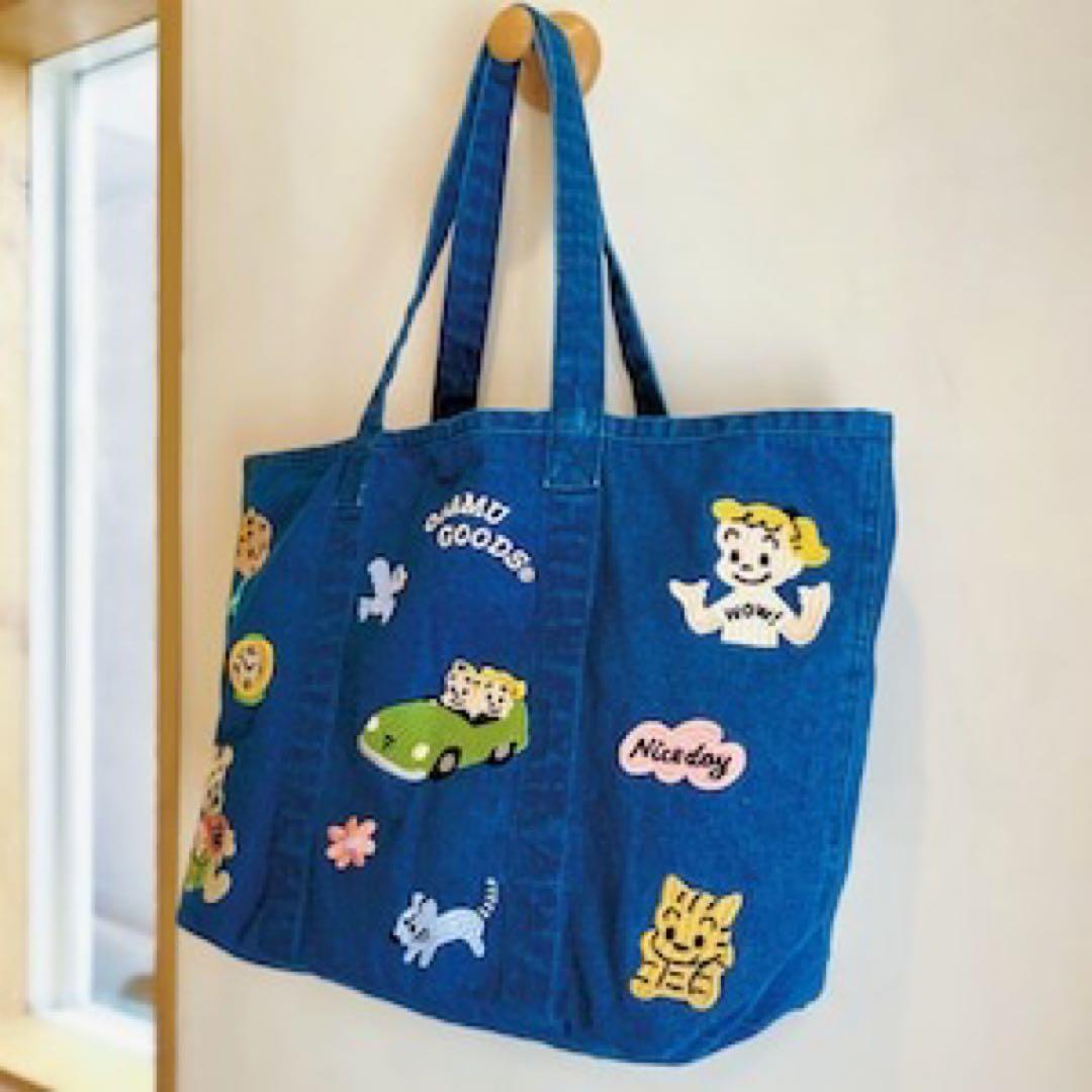 バッグ OSAMU GOODS denim tote_nice day