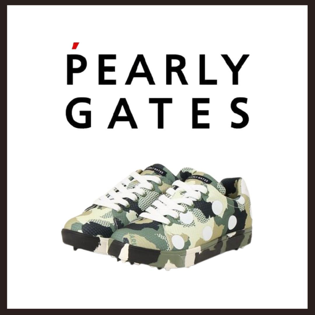○★新品 未使用 PEARLY GATES ローカット ゴルフシューズ ドット